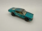 Hot Wheels Redline 1968 Custom Barracuda US Aqua White Interior - Rough!