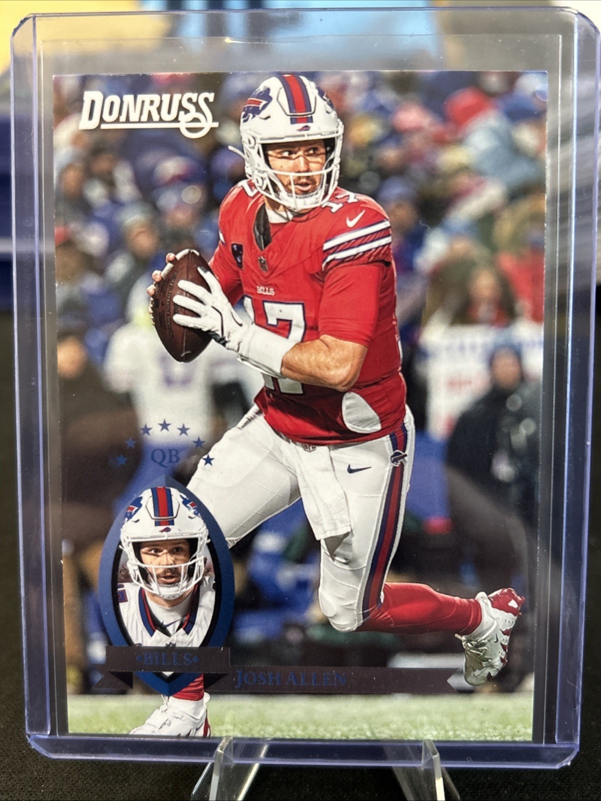 2025 Donruss Football Josh Allen #16 Retro 1995 Bills