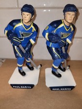 2 NHL HOCKEY FIGURES #9 KARIYA ST. LOUIS BLUES PRO SPORT IMAGE RESIN