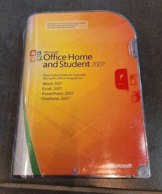 Microsoft Office Home and Student 2007 Original Verschweißt