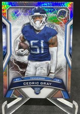 2024 Topps Resurgence Cedric Gray #193 Refractor RC Titans