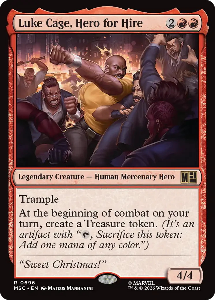 Luke Cage, Hero for Hire [Marvel Super Heroes Commander] Near Mint
