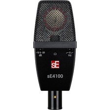 sE Electronics sE 4100 Large Diaphragm Cardioid Condenser Mic wMountCase Black