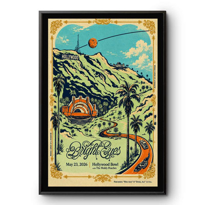 Bright Eyes Tour May 23 2026 Hollywood Bowl Poster