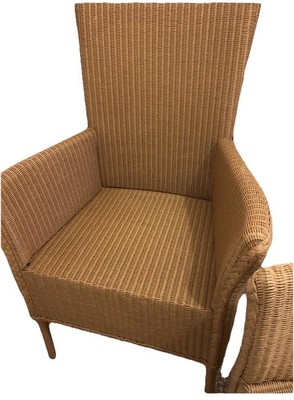 Lloyd Loom Sessel Chair   Esszimmer 2 Stück Ohne Kissen Vintage Design Original