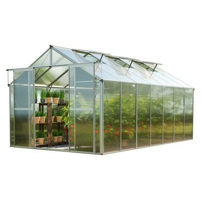 GFP Greenhouse TOPAS 7.4 x 14.7 ft, 6mm Twin-Wall Polycarbonat ~CLEARANCE