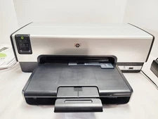 HP Deskjet 6940 Standard Color Inkjet Printer CLEAN! W Manuals Disk OEM Cords 