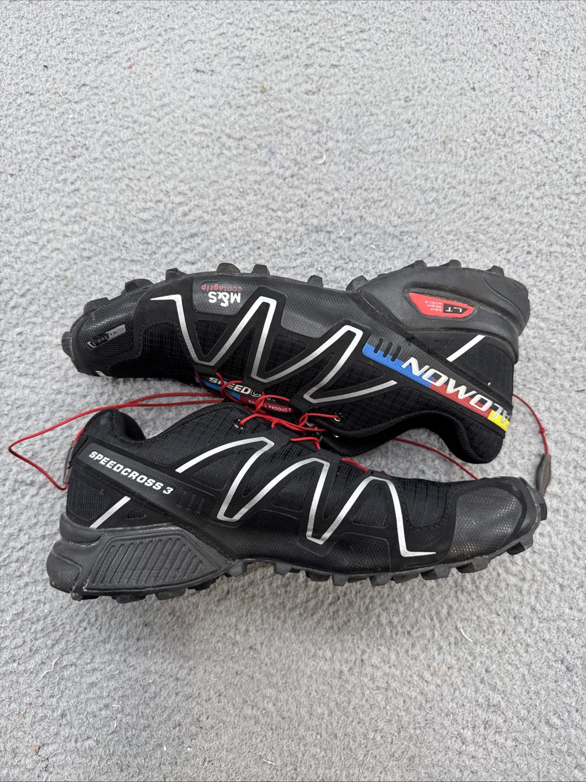 Scarpe Salomon Speedcross 3 Trail Running Escursionismo Pull Lace Taglia 9 Contagrip