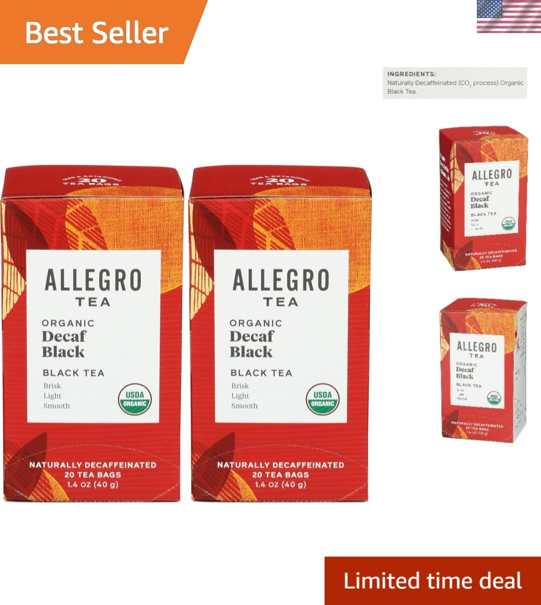 Bags - 40 Count, Rich Antioxidants & Smooth Flavor