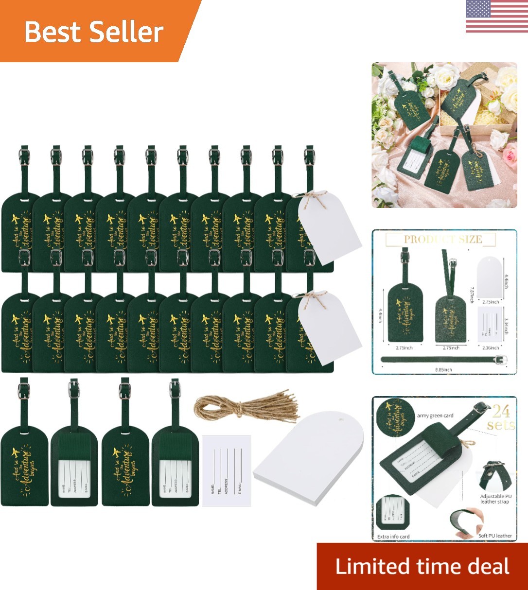 Tags - Durable, Stylish Travel Tags For Guests