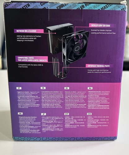 Cooler Master Hyper 212 Halo CPU Air Cooler Fan, Black - Afbeelding 2 van 4