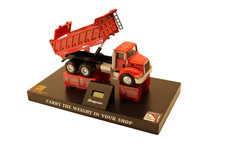 Snap-on Collectable Truck on Masters Series Storage Unit Desk Clock