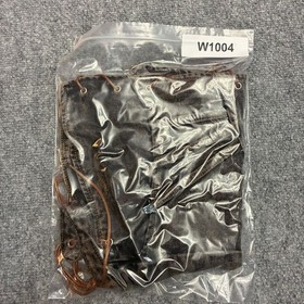 PrettyLittleThing Shape Brown Denim Lace Up Front Corset Top Womens Sz.12