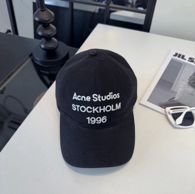 Acne Studios White Logo Cap