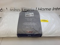 John Lewis Natural Collection Goose Feather & Down Kingsize Pillow, Medium
