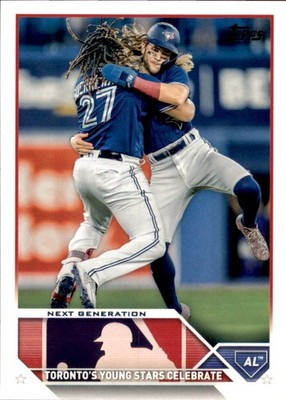 2023 Topps Baseball Card #216 Next Generation Vladimir Guerrero Jr. Bo Bichette