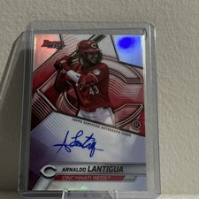 Topps 2025 Bowman's Best Arnaldo Lantigua Reds Auto Refractor Insert B25-AL