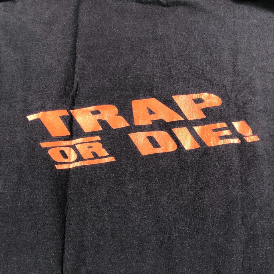 Camisa de colección Young Jeezy muñeco de nieve trampa o troquel para hombre 3XL azul 03 Y2K cinta mezcla rap Foto 4 de 4