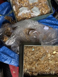 Authentic 320 KG VINTAGE SCRAP GOLD-PLATED LOT 1980s