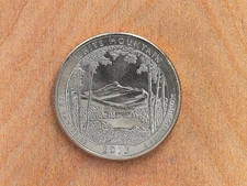 2013 D ATB White Mountain Quarter Uncirculated B.U. Actual Coin # 1