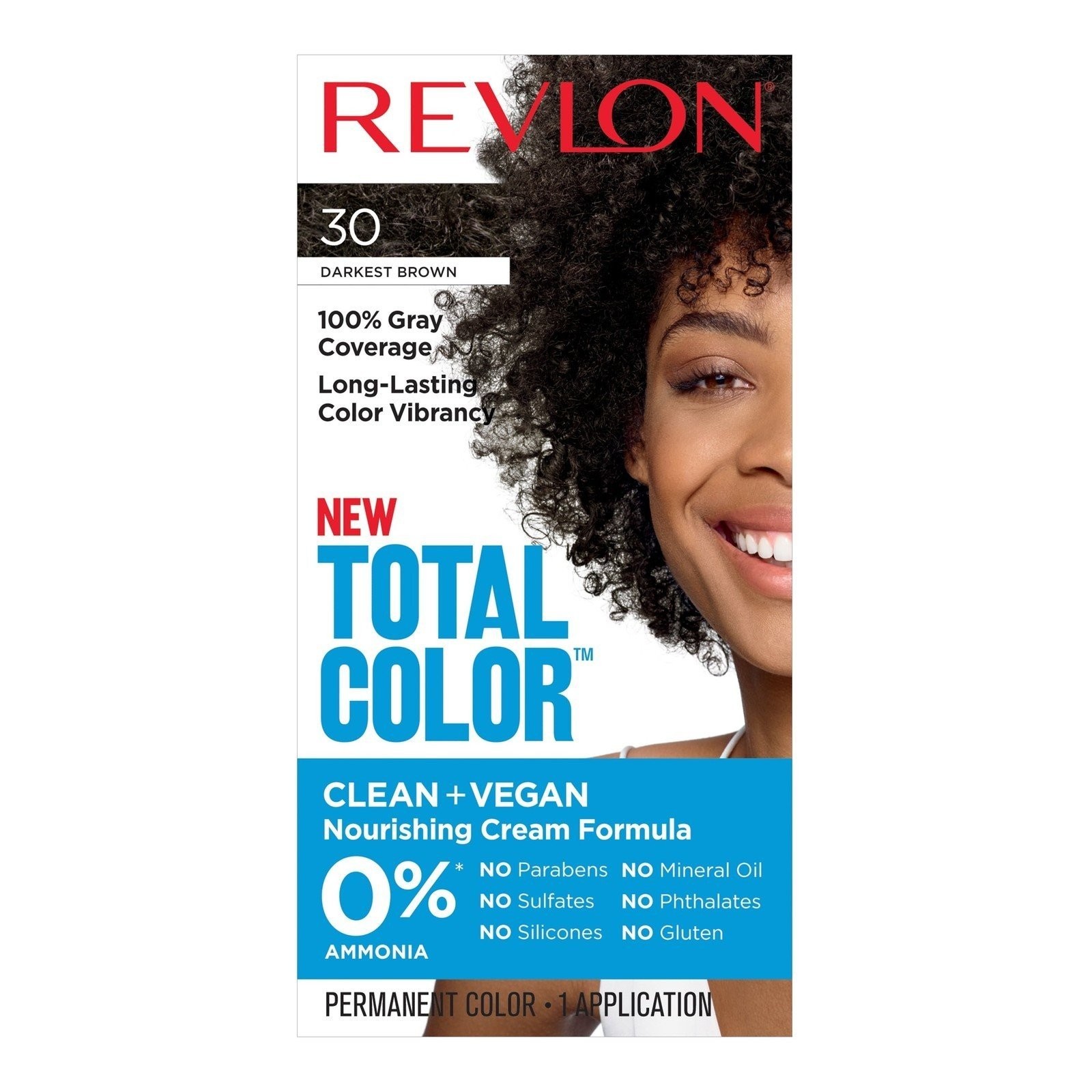 Hair Color, Clean And Vegan - 30 Darkest Brown