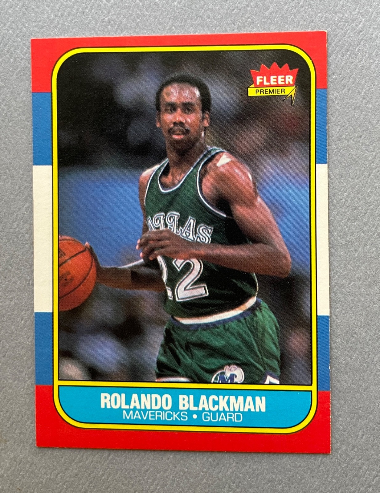 1986-87 fleer Basketball Rolando Blackman #11 Dallas Mavericks