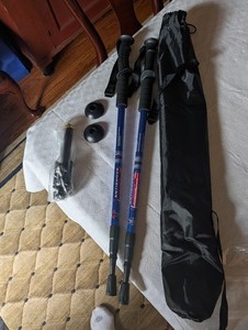 walking sticks for hiking, lightweight with selfie attachment