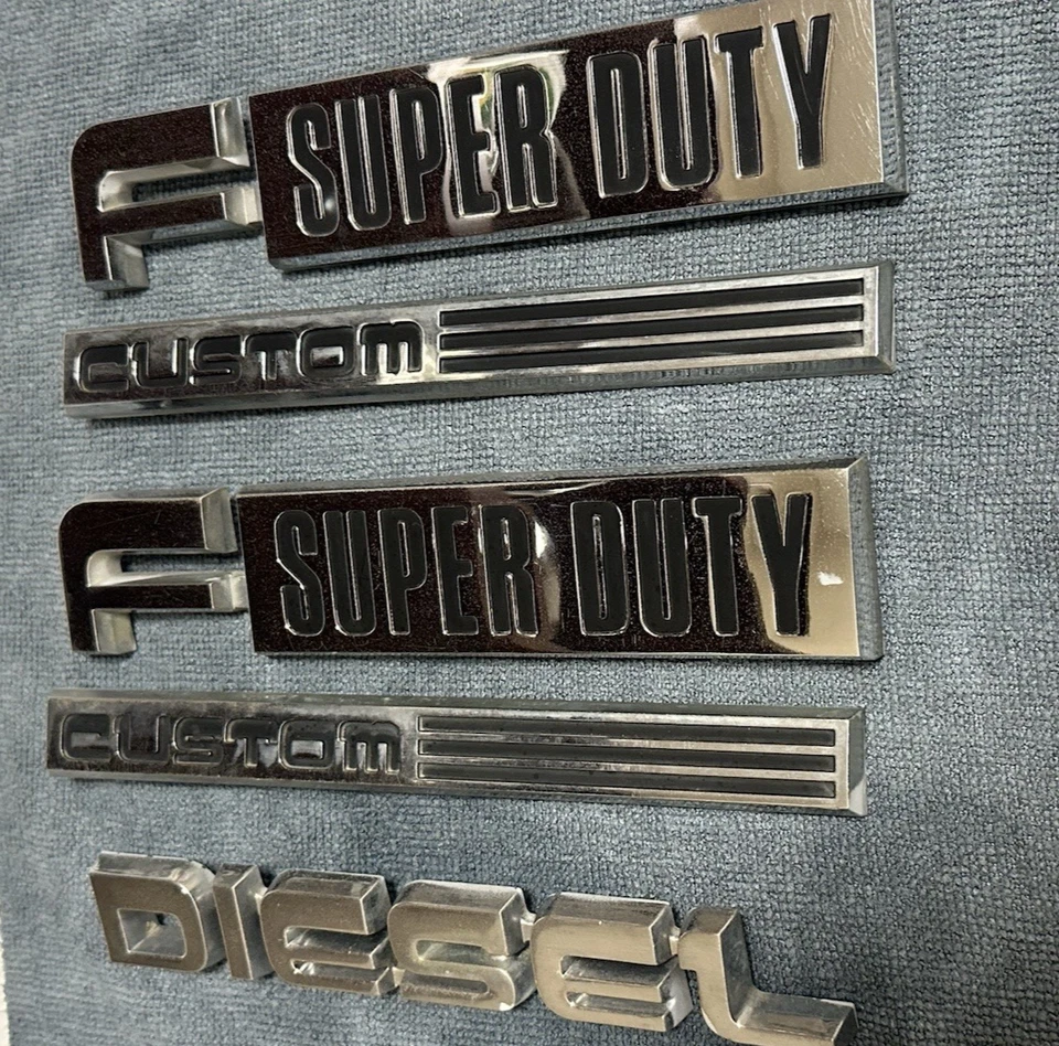 1987-1991 Ford F-Series F-Super Duty, Custom, Diesel - Set 5 pieces - Image 2 of 4