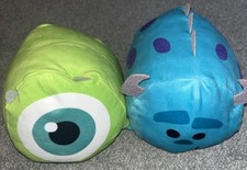 Disney Store Monsters, Inc Mike Wazowski Sulle Plush Toy Tsum Tsum Mini Plush
