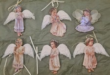 Heavens Little Angels Ornaments. Bradford Editions X 6