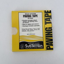 NEW Woodland N/HO Train Scenery Paving Tape 1/4"x30' ST1455 New In Package