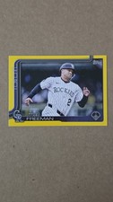 2025 Topps Update Series - Tyler Freeman Yellow Border #US303