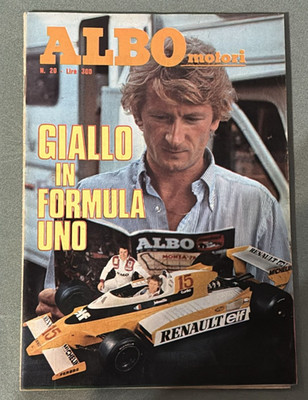 ALBO MOTORI N.20 VON 1979 - GELB IN FORMEL EINS - VERLAG UNIVERSUM