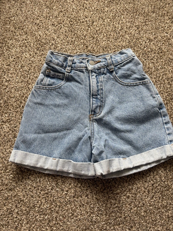 Pantalones Cortos De Colección Años 90 Guess Denim Bebé Niños Talla 8 Foto 2 de 4