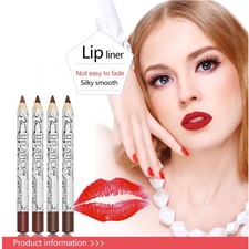 12Pcs Lipliners Set Matt Lip Liner Pencils Lipsticks Waterproof Lip Liner