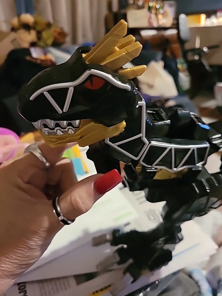 Power Rangers Dino Super Charge: Deluxe Negro T-Rex Zord - Completo *LEER Foto 2 de 4