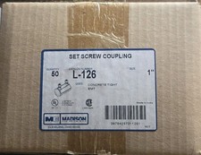 Box of 50 1"-Inch Set-Screw EMT Coupling Zinc Die-Cast
