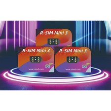 R-SIM Mini3 Dual Chip Unlock Card for iPhone 16 Plus/16/15 Pro/15/14/13 Series