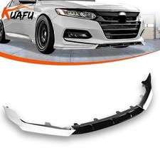 For 2018-2020 Honda Accord Painted White Pearl Front Bumper Lip Splitter Kit