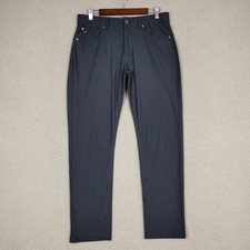 Tailor Vintage Pants Mens 34x30 Blue Luxe Performance New Canaan Slim Golf Tech