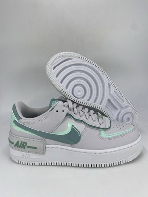 Nike W AF1 Shadow Vast Grey Cannon Mint Foam (CI0919 005) Women's Size 9