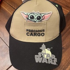 Baby Yoda Embroidered Disney Star Wars The Mandalorian Youth Hat Cap NWT