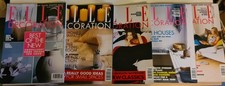 Elle Decoration Magazines. Five From 2000. Jan, Feb, Mar, July, Sept.