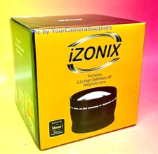 IZONIX  2.0x 2.2x 2.5X TELEPHOTO LENS 58mm to Camera Camcorder 58