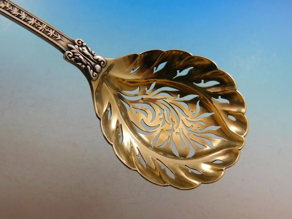 Olympian by Tiffany and Co Sterling Silver Sugar Sifter GW Fancy Pierced 7 1/4" - Image 4 of 4