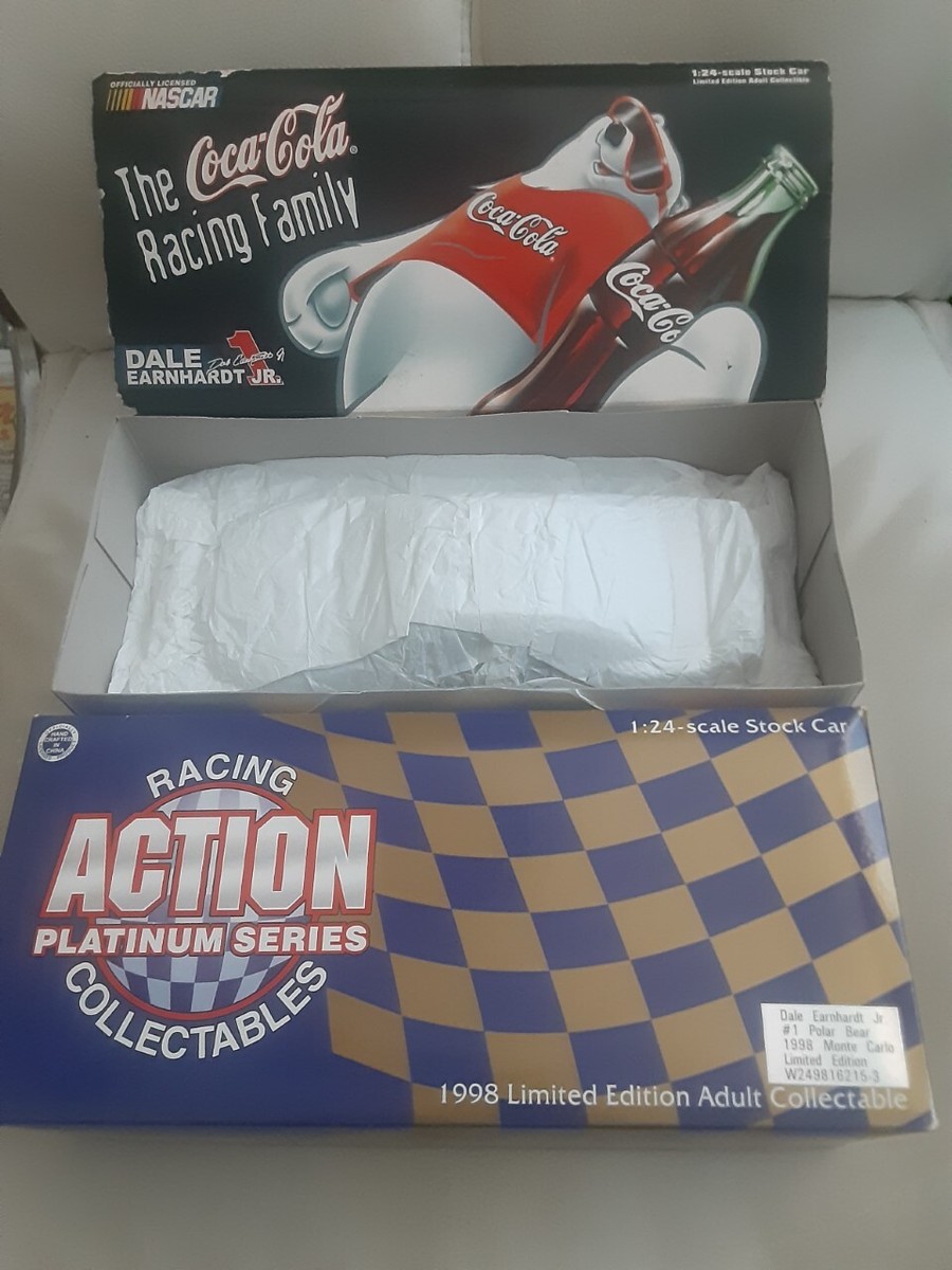 1998 Dale Earnhardt Jr. No.1 Coca Cola Polar Bear Monte 1998 Dale Earnhardt Jr. No.1 Coca Cola Polar Bear Monte