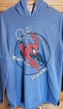 Marvel Spider-Man T-Shirt Hoodie Boys Youth XXL 18 Adult Small Pullover Web