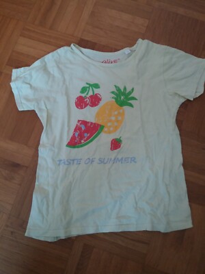 T-Shirt mit Aufdruck, für Kinder, mehrfarbig, Größe 140 von alive