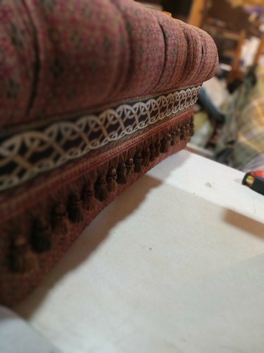 Decorator Print Footstool / Ottoman (FS-112) - Picture 5 of 7