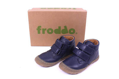 Kinder Leder Halbschuhe Stiefel Sneaker Froddo Kart Velcro Gr 25